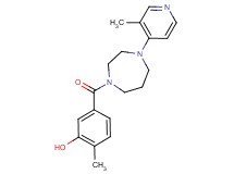 2-methyl-5-{[4-(3-methyl-4-pyridinyl)-1,4-diazepan-1-yl]carbonyl}phenol