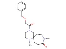 4-[(benzyloxy)acetyl]-1-methyl-1,4,9-triazaspiro[5.6]dodecan-10-one