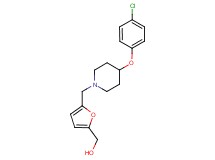 (5-{[4-(4-chlorophenoxy)piperidin-1-yl]methyl}-2-furyl)methanol