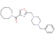 1-({2-[(4-benzyl-1-piperazinyl)methyl]-1,3-oxazol-4-yl}carbonyl)azocane