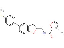3-methyl-N-({5-[4-(methylthio)phenyl]-2,3-dihydro-1-benzofuran-2-yl}methyl)-2-furamide