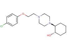 rel-(1S,2S)-2-{4-[2-(4-chlorophenoxy)ethyl]-1-piperazinyl}cyclohexanol trifluoroacetate (salt)