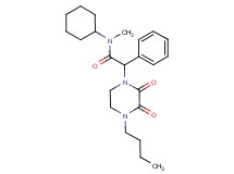 2-(4-butyl-2,3-dioxopiperazin-1-yl)-N-cyclohexyl-N-methyl-2-phenylacetamide