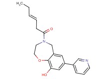 4-[(3E)-hex-3-enoyl]-7-pyridin-3-yl-2,3,4,5-tetrahydro-1,4-benzoxazepin-9-ol