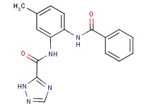 N-[2-(benzoylamino)-5-methylphenyl]-1H-1,2,4-triazole-5-carboxamide