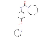 N-[4-(pyridin-2-ylmethoxy)phenyl]azocane-1-carboxamide
