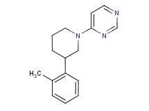 4-[3-(2-methylphenyl)piperidin-1-yl]pyrimidine