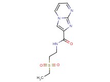 N-[2-(ethylsulfonyl)ethyl]imidazo[1,2-a]pyrimidine-2-carboxamide