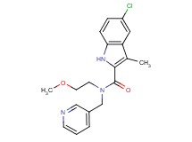 5-chloro-N-(2-methoxyethyl)-3-methyl-N-(pyridin-3-ylmethyl)-1H-indole-2-carboxamide