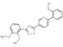 (2-{5-[3-(2,3-dimethoxyphenyl)-1,2,4-oxadiazol-5-yl]pyridin-2-yl}phenyl)methanol