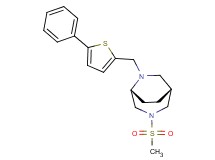 (1R*,5R*)-3-(methylsulfonyl)-6-[(5-phenyl-2-thienyl)methyl]-3,6-diazabicyclo[3.2.2]nonane