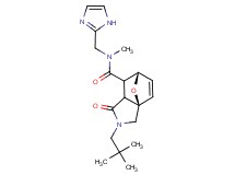 (3aR*,6S*)-2-(2,2-dimethylpropyl)-N-(1H-imidazol-2-ylmethyl)-N-methyl-1-oxo-1,2,3,6,7,7a-hexahydro-3a,6-epoxyisoindole-7-carboxamide