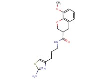 N-[3-(2-amino-1,3-thiazol-4-yl)propyl]-8-methoxy-3-chromanecarboxamide
