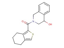 2-(4,5,6,7-tetrahydro-2-benzothien-1-ylcarbonyl)-1,2,3,4-tetrahydroisoquinolin-4-ol