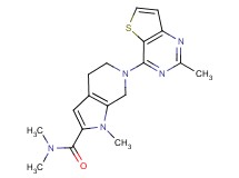N,N,1-trimethyl-6-(2-methylthieno[3,2-d]pyrimidin-4-yl)-4,5,6,7-tetrahydro-1H-pyrrolo[2,3-c]pyridine-2-carboxamide
