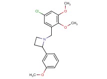 1-(5-chloro-2,3-dimethoxybenzyl)-2-(3-methoxyphenyl)azetidine