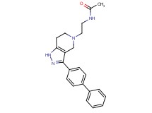 N-[2-(3-biphenyl-4-yl-1,4,6,7-tetrahydro-5H-pyrazolo[4,3-c]pyridin-5-yl)ethyl]acetamide