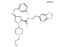 (4S)-N-[2-(1,3-benzodioxol-5-yl)ethyl]-4-[(3-fluorobenzyl)amino]-1-(1-propyl-4-piperidinyl)-L-prolinamide