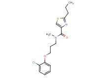 N-[3-(2-chlorophenoxy)propyl]-N-methyl-2-propyl-1,3-thiazole-4-carboxamide