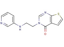 3-[2-(pyridin-3-ylamino)ethyl]thieno[2,3-d]pyrimidin-4(3H)-one