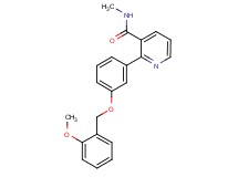 2-{3-[(2-methoxybenzyl)oxy]phenyl}-N-methylnicotinamide