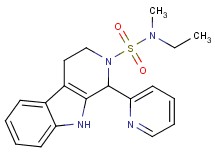 N-ethyl-N-methyl-1-pyridin-2-yl-1,3,4,9-tetrahydro-2H-beta-carboline-2-sulfonamide