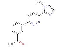 1-{3-[6-(1-methyl-1H-imidazol-2-yl)pyridazin-3-yl]phenyl}ethanone