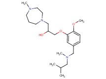 1-(5-{[isobutyl(methyl)amino]methyl}-2-methoxyphenoxy)-3-(4-methyl-1,4-diazepan-1-yl)-2-propanol