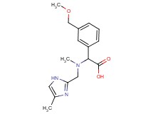 [3-(methoxymethyl)phenyl]{methyl[(4-methyl-1H-imidazol-2-yl)methyl]amino}acetic acid