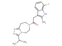 7-[(7-fluoro-2-methyl-1H-indol-3-yl)acetyl]-3-isopropyl-6,7,8,9-tetrahydro-5H-[1,2,4]triazolo[4,3-d][1,4]diazepine