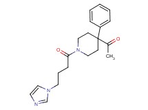 1-{1-[4-(1H-imidazol-1-yl)butanoyl]-4-phenyl-4-piperidinyl}ethanone