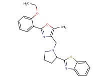 2-(1-{[2-(2-ethoxyphenyl)-5-methyl-1,3-oxazol-4-yl]methyl}-2-pyrrolidinyl)-1,3-benzothiazole