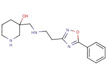 3-({[2-(5-phenyl-1,2,4-oxadiazol-3-yl)ethyl]amino}methyl)-3-piperidinol dihydrochloride