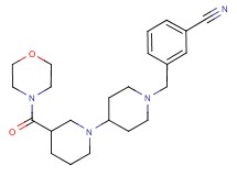 3-{[3-(morpholin-4-ylcarbonyl)-1,4'-bipiperidin-1'-yl]methyl}benzonitrile