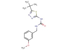 N-(5-tert-butyl-1,3,4-thiadiazol-2-yl)-N'-(3-methoxybenzyl)urea