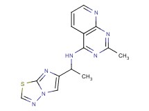 N-(1-imidazo[2,1-b][1,3,4]thiadiazol-6-ylethyl)-2-methylpyrido[2,3-d]pyrimidin-4-amine