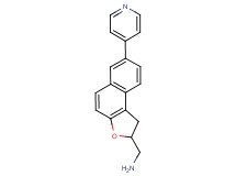 1-(7-pyridin-4-yl-1,2-dihydronaphtho[2,1-b]furan-2-yl)methanamine