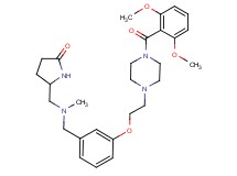 5-{[(3-{2-[4-(2,6-dimethoxybenzoyl)-1-piperazinyl]ethoxy}benzyl)(methyl)amino]methyl}-2-pyrrolidinone