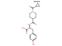 N-{[1-(cyclopropylcarbonyl)-4-piperidinyl]carbonyl}-L-tyrosine