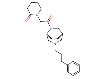 1-{2-oxo-2-[(1S*,5R*)-3-(3-phenylpropyl)-3,6-diazabicyclo[3.2.2]non-6-yl]ethyl}piperidin-2-one