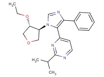 4-{1-[(3S*,4R*)-4-ethoxytetrahydrofuran-3-yl]-4-phenyl-1H-imidazol-5-yl}-2-isopropylpyrimidine