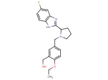 (2-ethoxy-5-{[2-(5-fluoro-1H-benzimidazol-2-yl)-1-pyrrolidinyl]methyl}phenyl)methanol