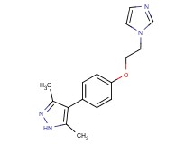 4-{4-[2-(1H-imidazol-1-yl)ethoxy]phenyl}-3,5-dimethyl-1H-pyrazole