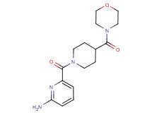 6-{[4-(morpholin-4-ylcarbonyl)piperidin-1-yl]carbonyl}pyridin-2-amine