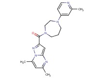 5,7-dimethyl-2-{[4-(2-methyl-4-pyridinyl)-1,4-diazepan-1-yl]carbonyl}pyrazolo[1,5-a]pyrimidine