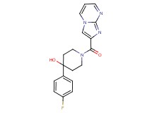 4-(4-fluorophenyl)-1-(imidazo[1,2-a]pyrimidin-2-ylcarbonyl)piperidin-4-ol