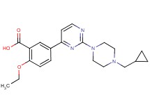 5-{2-[4-(cyclopropylmethyl)piperazin-1-yl]pyrimidin-4-yl}-2-ethoxybenzoic acid