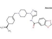 N-[1-(1-{[(4S)-4-isopropenyl-1-cyclohexen-1-yl]methyl}-4-piperidinyl)-1H-pyrazol-5-yl]-1,3-benzodioxole-5-carboxamide