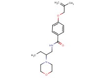 4-[(2-methylprop-2-en-1-yl)oxy]-N-(2-morpholin-4-ylbutyl)benzamide