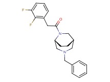 (1S*,5R*)-3-benzyl-6-[(2,3-difluorophenyl)acetyl]-3,6-diazabicyclo[3.2.2]nonane